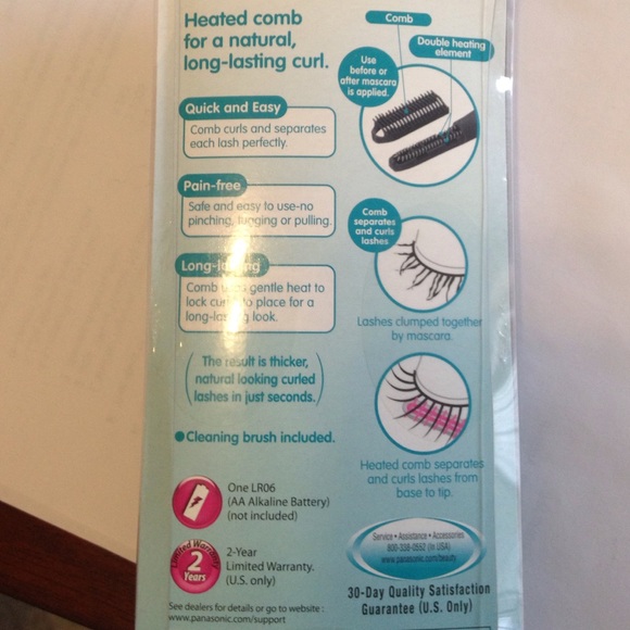 Eyelash curler heated comb - Picture 3 of 3